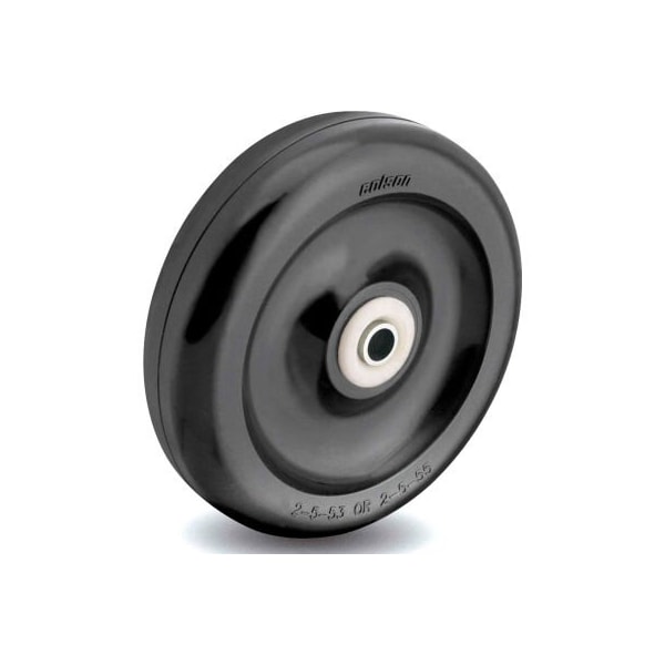 Colson 2 Series Wheel 2.00002.55 - 2-1/2 x 1-1/4 Polyolefin 3/8 Annular Ball Bearing - Black
